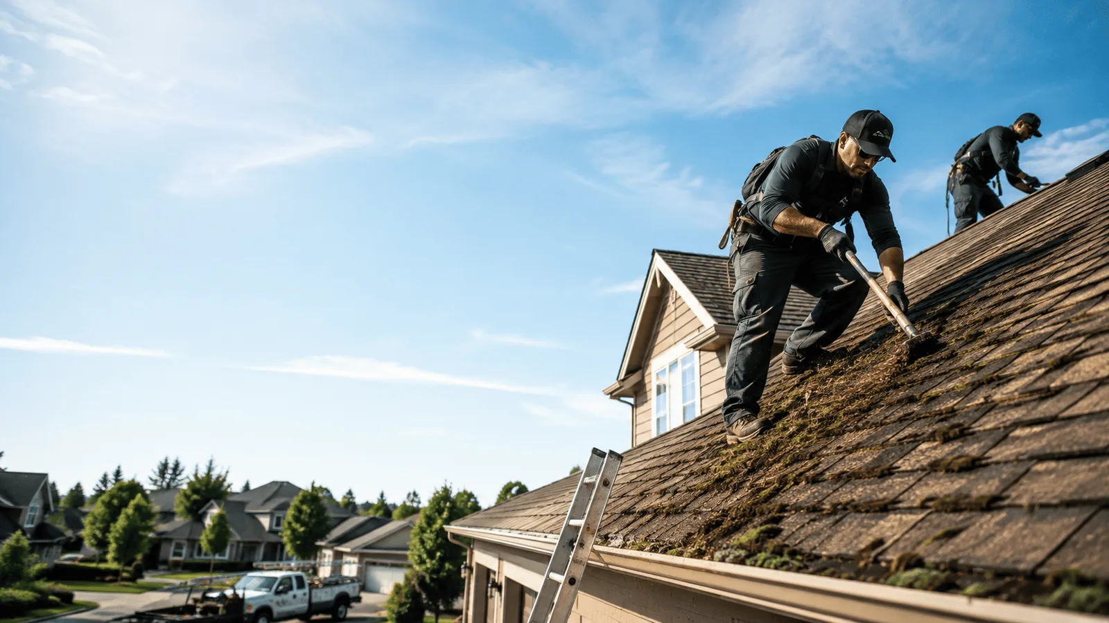 Roof Moss Removal in Derby, KS near me